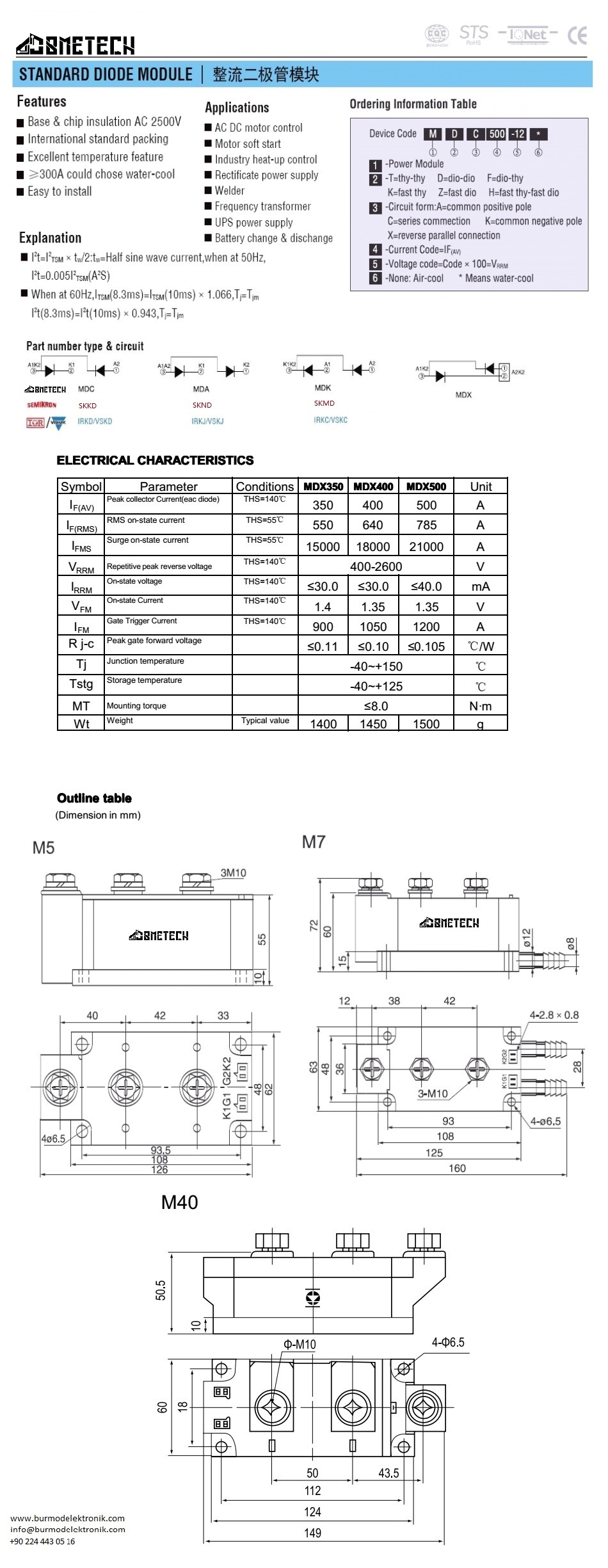 SKKD701-16E